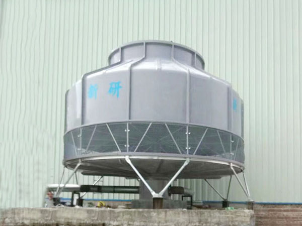 江门台山安装XY-350圆形逆流式冷却塔安装案例